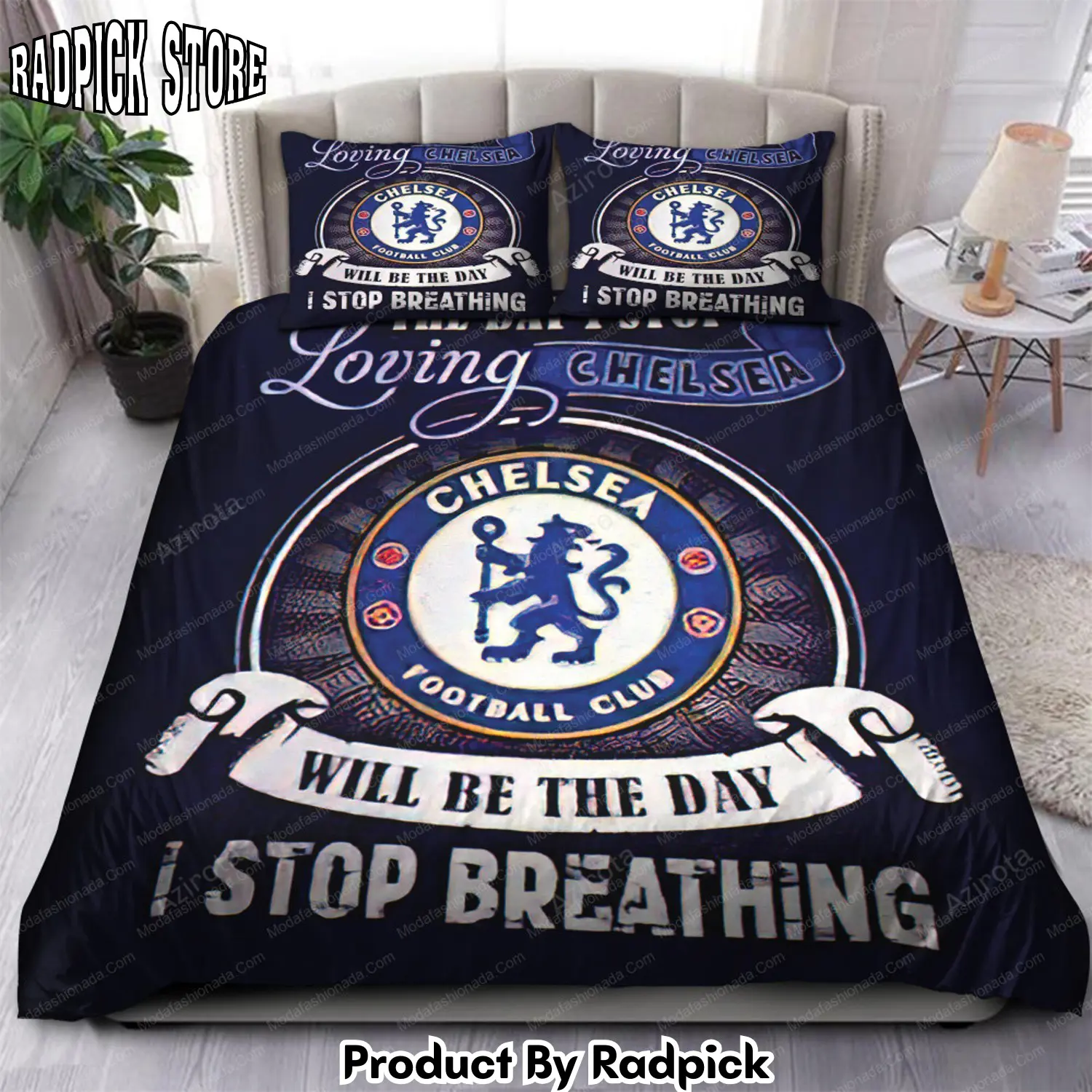 Radpick the day i stop loving chelsea ill be the day i stop breathing epl 101 bedding sets rp3271300